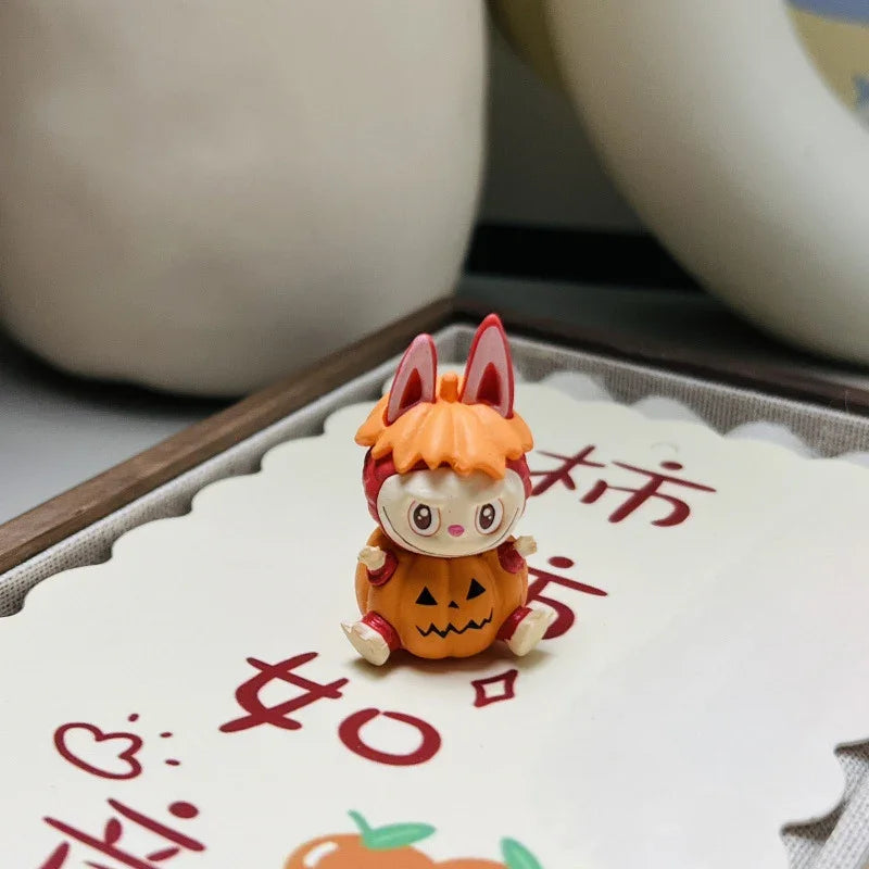 Labubu Zimomo Change Baby Pumpkin Halloween (no Holes)) | Acrylic Bead for DIY Bracelet Keychain Jewelry Making