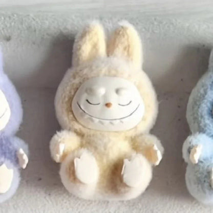 Labubu Flocking Sitting Party Diy Handmade Cream Glue (no Holes)
