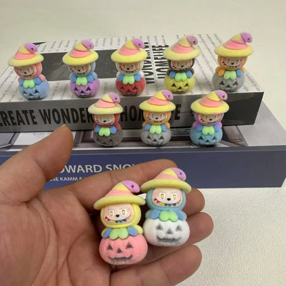 Flocking Sitting Rab Cloth Doll Pendant Moe Grain Random Delivery (No Holes)