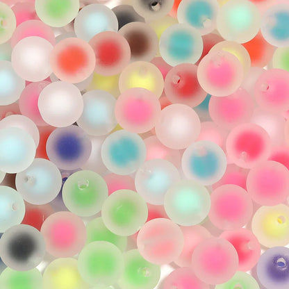 16mm Frosted Beads Acrylic Beads Beads Straight Hole Design