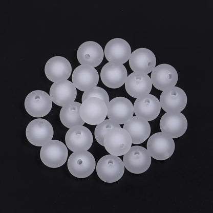 16mm Frosted Beads Acrylic Beads Beads Straight Hole Design
