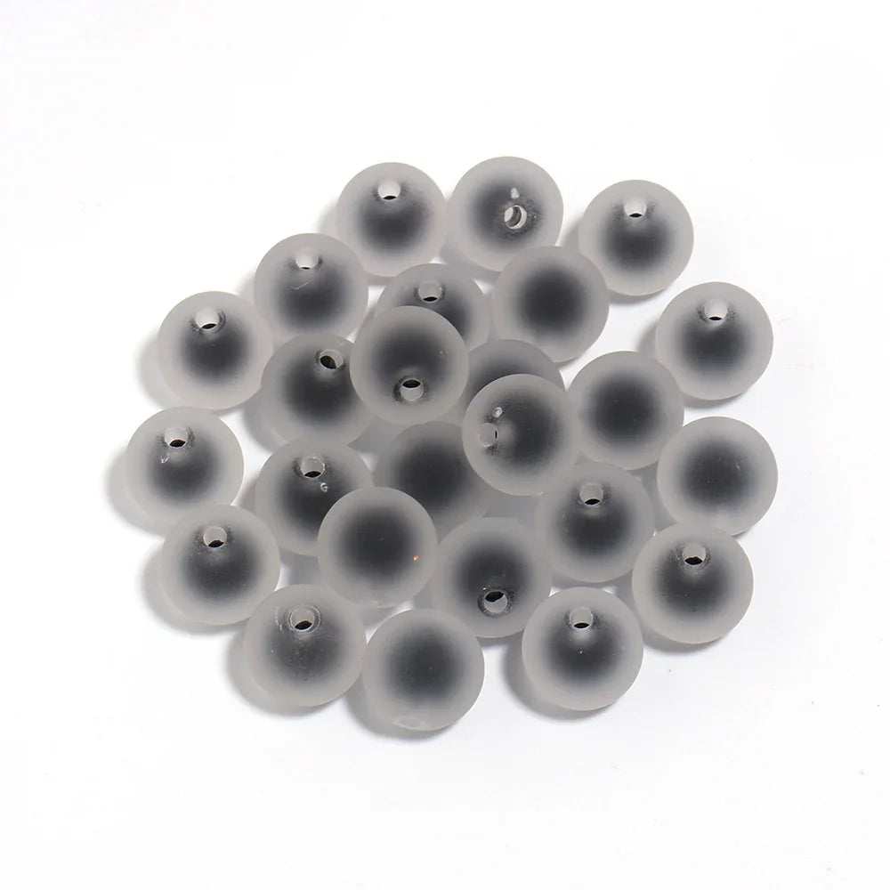 16mm Frosted Beads Acrylic Beads Beads Straight Hole Design
