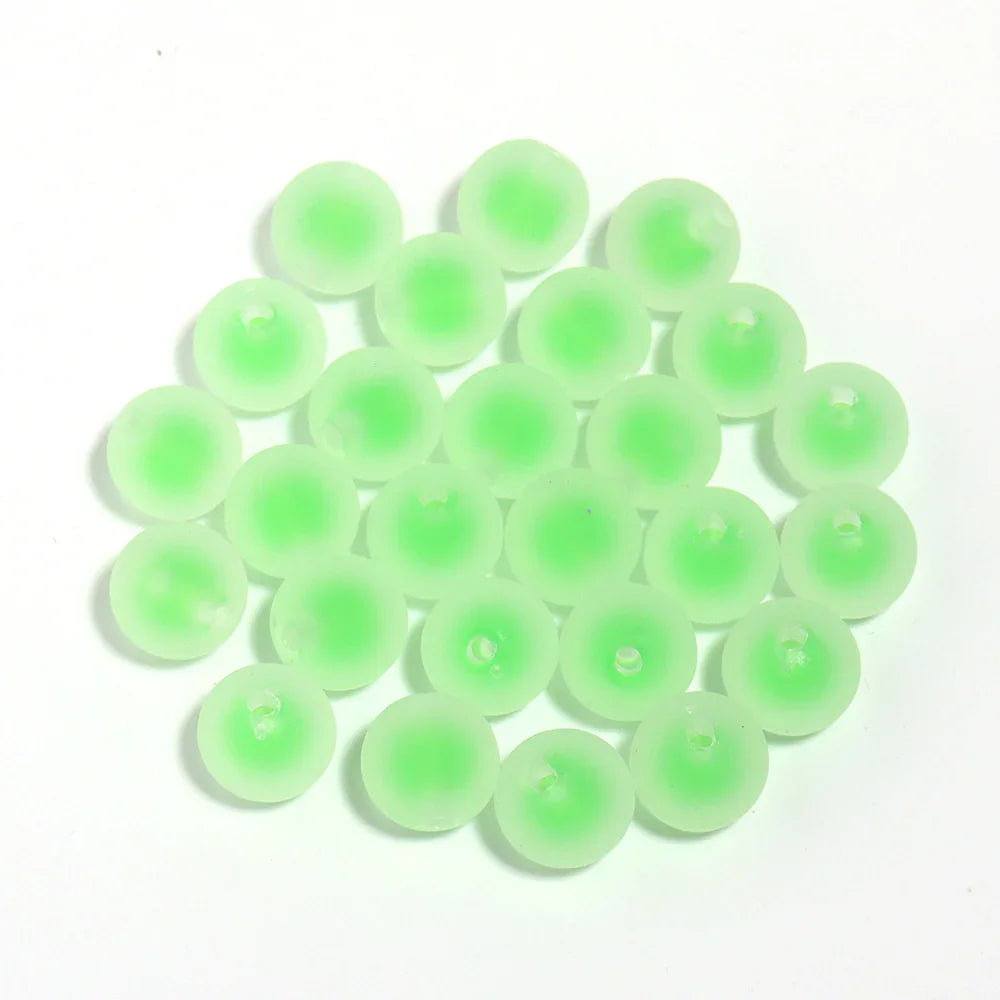 16mm Frosted Beads Acrylic Beads Beads Straight Hole Design | Acrylic Bead for DIY Bracelet Keychain Jewelry Making
