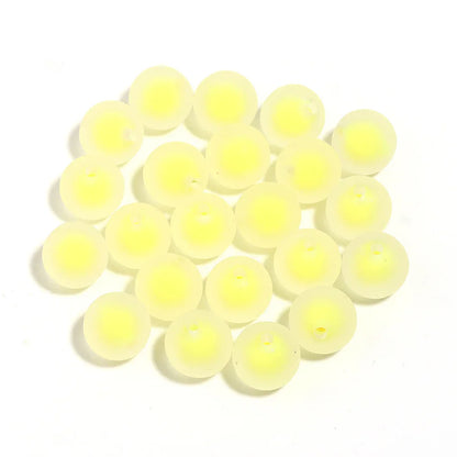 16mm Frosted Beads Acrylic Beads Beads Straight Hole Design