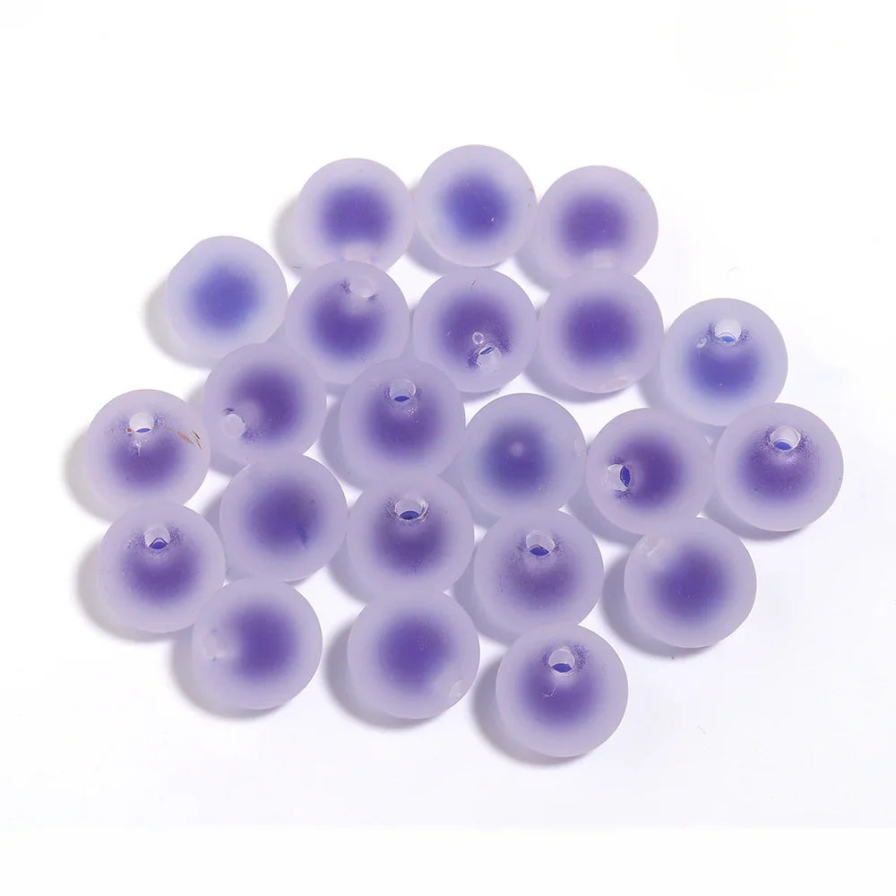 16mm Frosted Beads Acrylic Beads Beads Straight Hole Design | Acrylic Bead for DIY Bracelet Keychain Jewelry Making