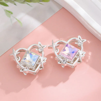 Beaded Mang Star Hollow Love Beaded Pen Accessories New Flash Diamond Alloy