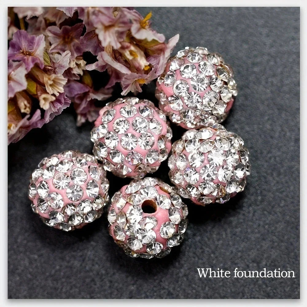 10MM Dense Drill Colorful Ggypsii Clay Beads Straight Hole Spacer Beads