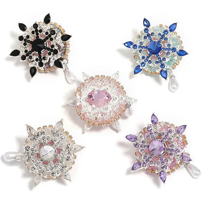Snowflake Water Drill Beads Rotating Beads Random Color Mixing (can Be Rotated)