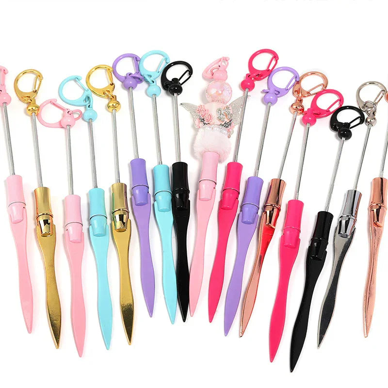 Beaded Letter Opening Knife Keychain Portable Opening Express Letter Opening Knife | DIY Beadable Pen Craft Gift Idea