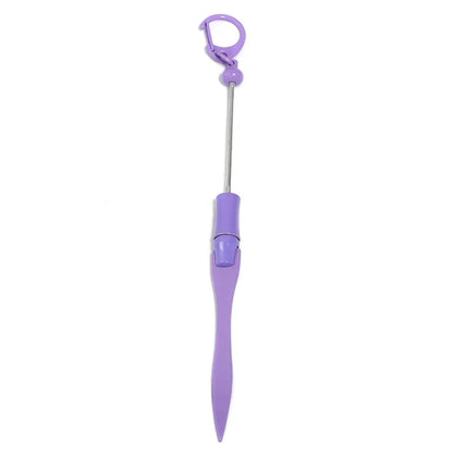 Beaded Letter Opening Knife Keychain Portable Opening Express Letter Opening Knife