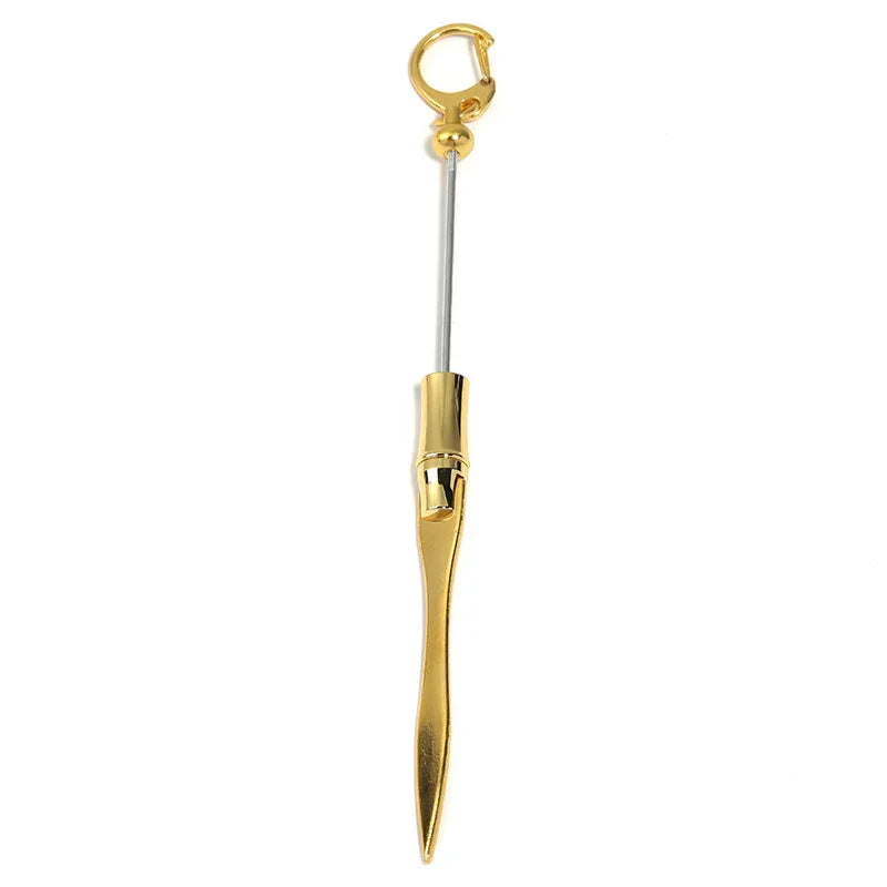 Beaded Letter Opening Knife Keychain Portable Opening Express Letter Opening Knife
