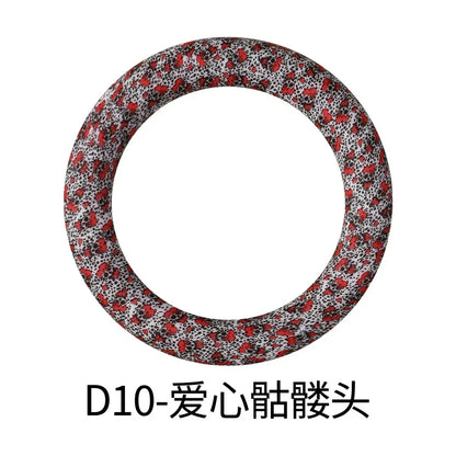 Flower Printing Silicone Circle 65mm Water Transfer Ring