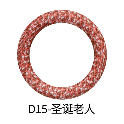 Flower Printing Silicone Circle 65mm Water Transfer Ring