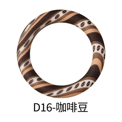 Flower Printing Silicone Circle 65mm Water Transfer Ring