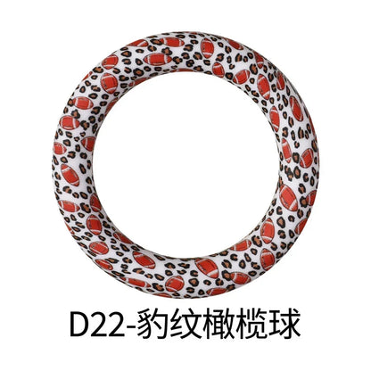 Flower Printing Silicone Circle 65mm Water Transfer Ring