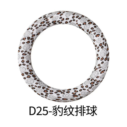 Flower Printing Silicone Circle 65mm Water Transfer Ring