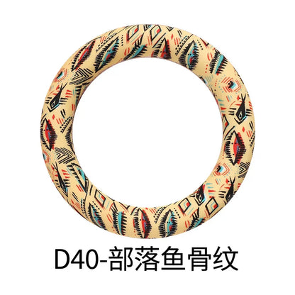 Flower Printing Silicone Circle 65mm Water Transfer Ring