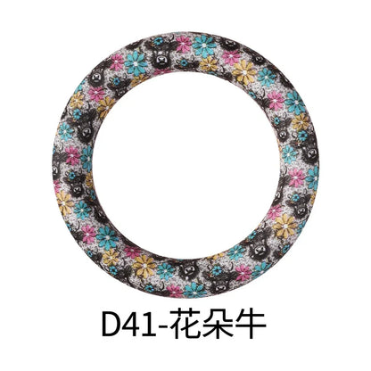 Flower Printing Silicone Circle 65mm Water Transfer Ring