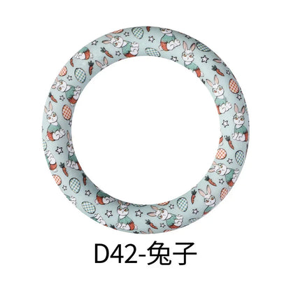 Flower Printing Silicone Circle 65mm Water Transfer Ring