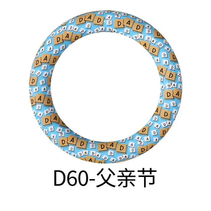 Flower Printing Silicone Circle 65mm Water Transfer Ring
