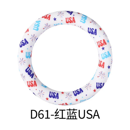 Flower Printing Silicone Circle 65mm Water Transfer Ring