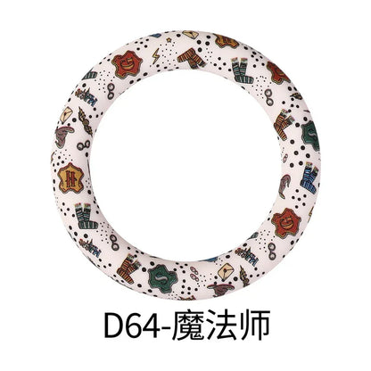 Flower Printing Silicone Circle 65mm Water Transfer Ring