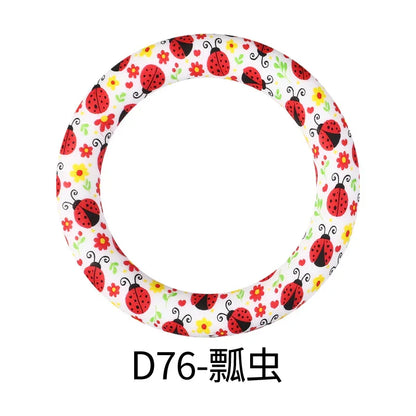 Flower Printing Silicone Circle 65mm Water Transfer Ring
