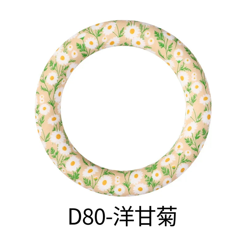 Flower Printing Silicone Circle 65mm Water Transfer Ring