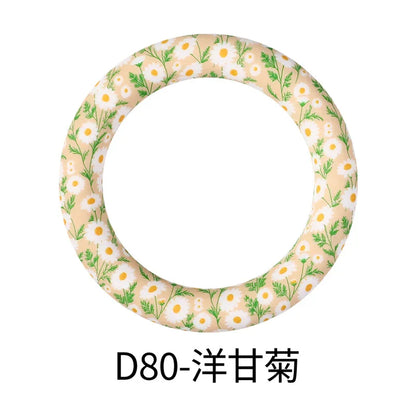 Flower Printing Silicone Circle 65mm Water Transfer Ring