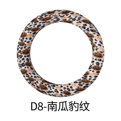 Flower Printing Silicone Circle 65mm Water Transfer Ring