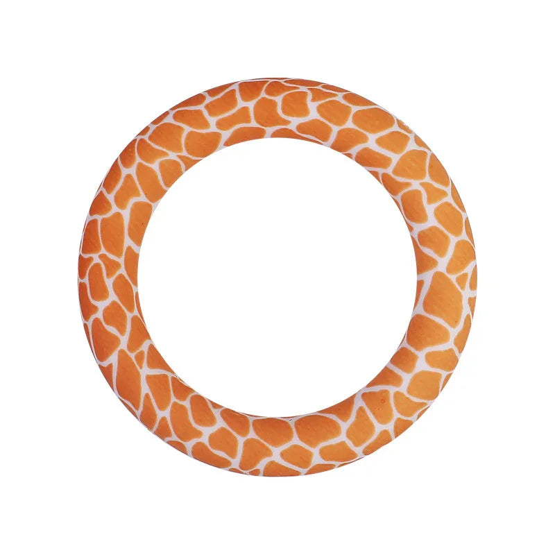 Water Transfer Silicone Ring 65mm Animal Print