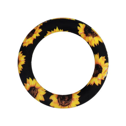 Water Transfer Silicone Ring 65mm Animal Print