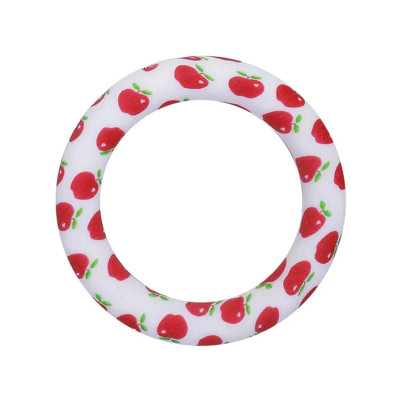 Water Transfer Silicone Ring 65mm Animal Print