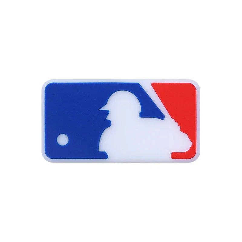 Baseball Silicone Beads Team Silicone Beads | Silicone Focal Bead for DIY Keychain & Pen Wrap