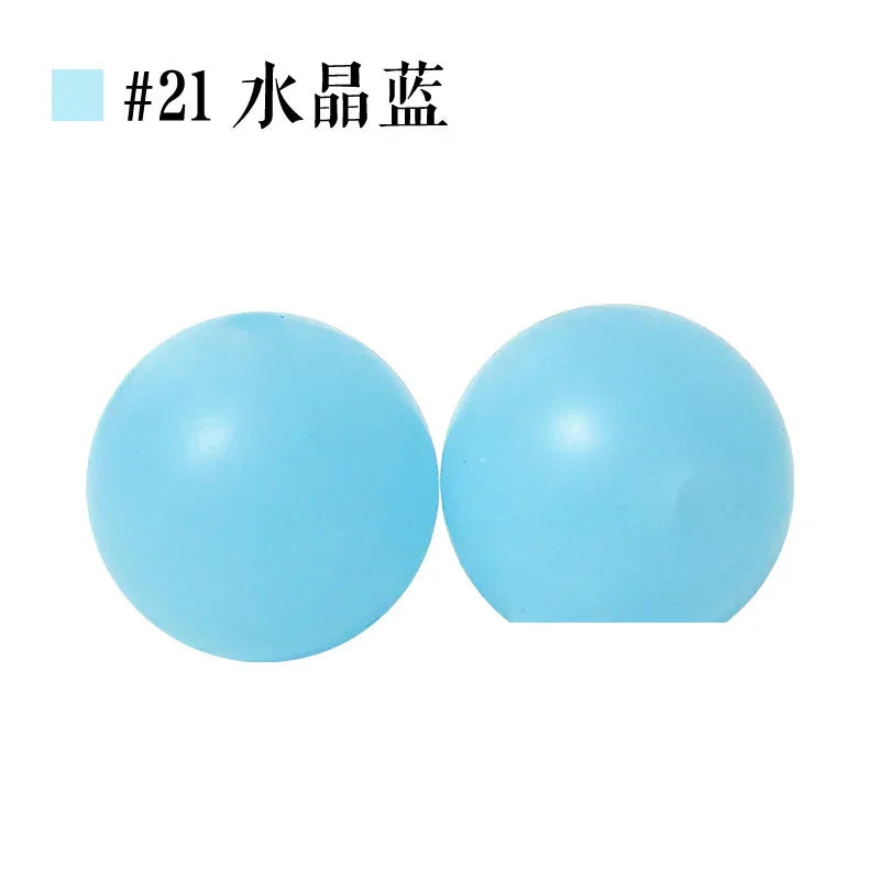 Colored Silicone Beads Round Beads 15mm Candy Color Silicone Beads