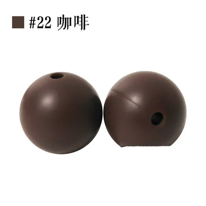 Colored Silicone Beads Round Beads 15mm Candy Color Silicone Beads