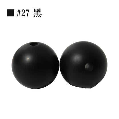 Colored Silicone Beads Round Beads 15mm Candy Color Silicone Beads