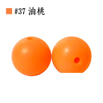 Colored Silicone Beads Round Beads 15mm Candy Color Silicone Beads