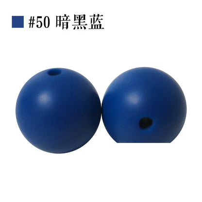 Colored Silicone Beads Round Beads 15mm Candy Color Silicone Beads