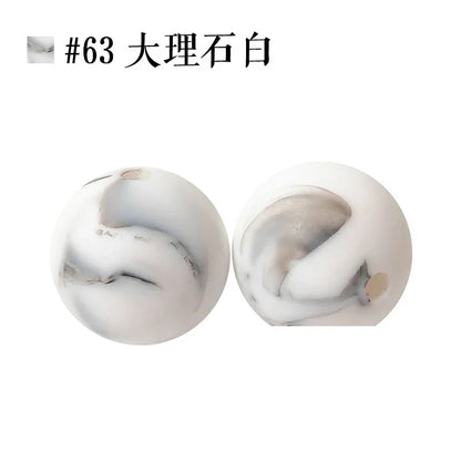 Colored Silicone Beads Round Beads 15mm Candy Color Silicone Beads
