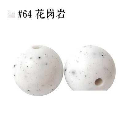 Colored Silicone Beads Round Beads 15mm Candy Color Silicone Beads
