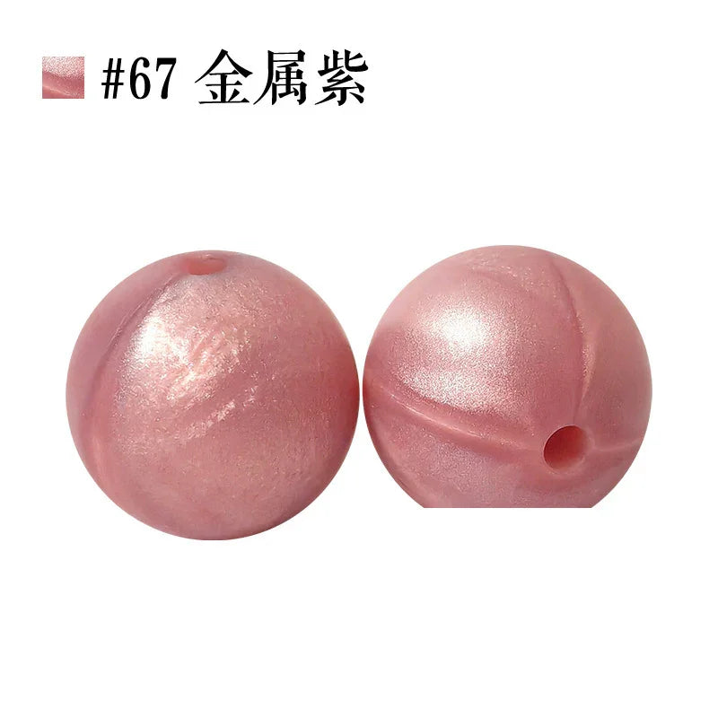 Colored Silicone Beads Round Beads 15mm Candy Color Silicone Beads