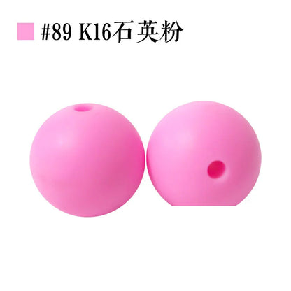 Colored Silicone Beads Round Beads 15mm Candy Color Silicone Beads