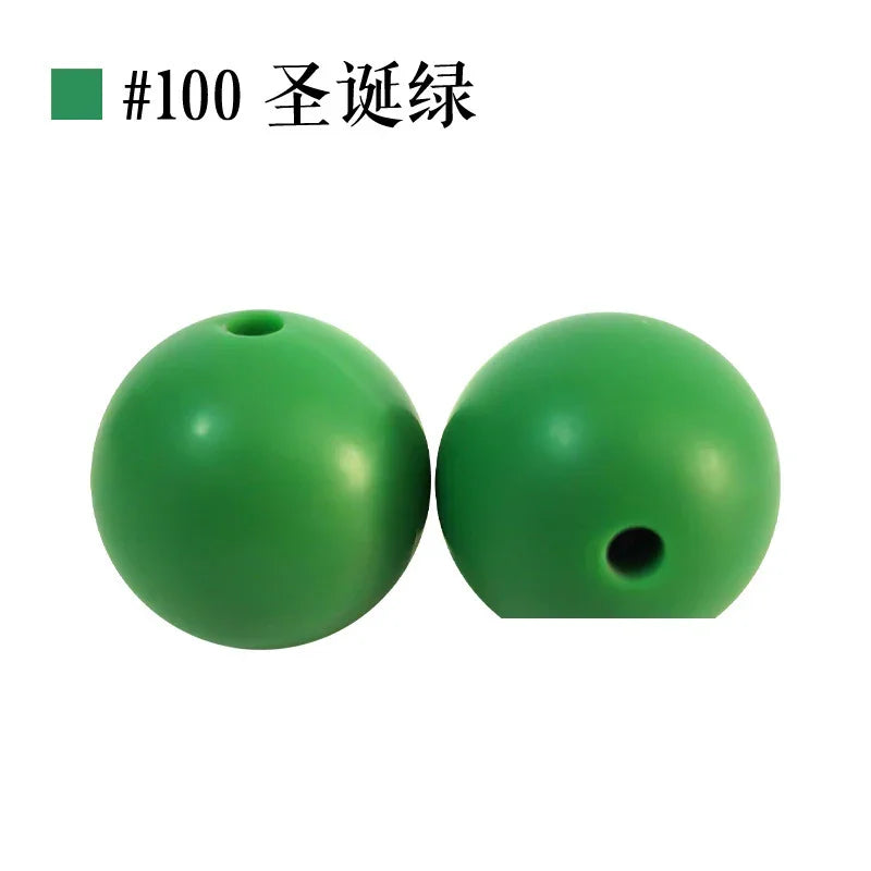 Colored Silicone Beads Round Beads 15mm Candy Color Silicone Beads