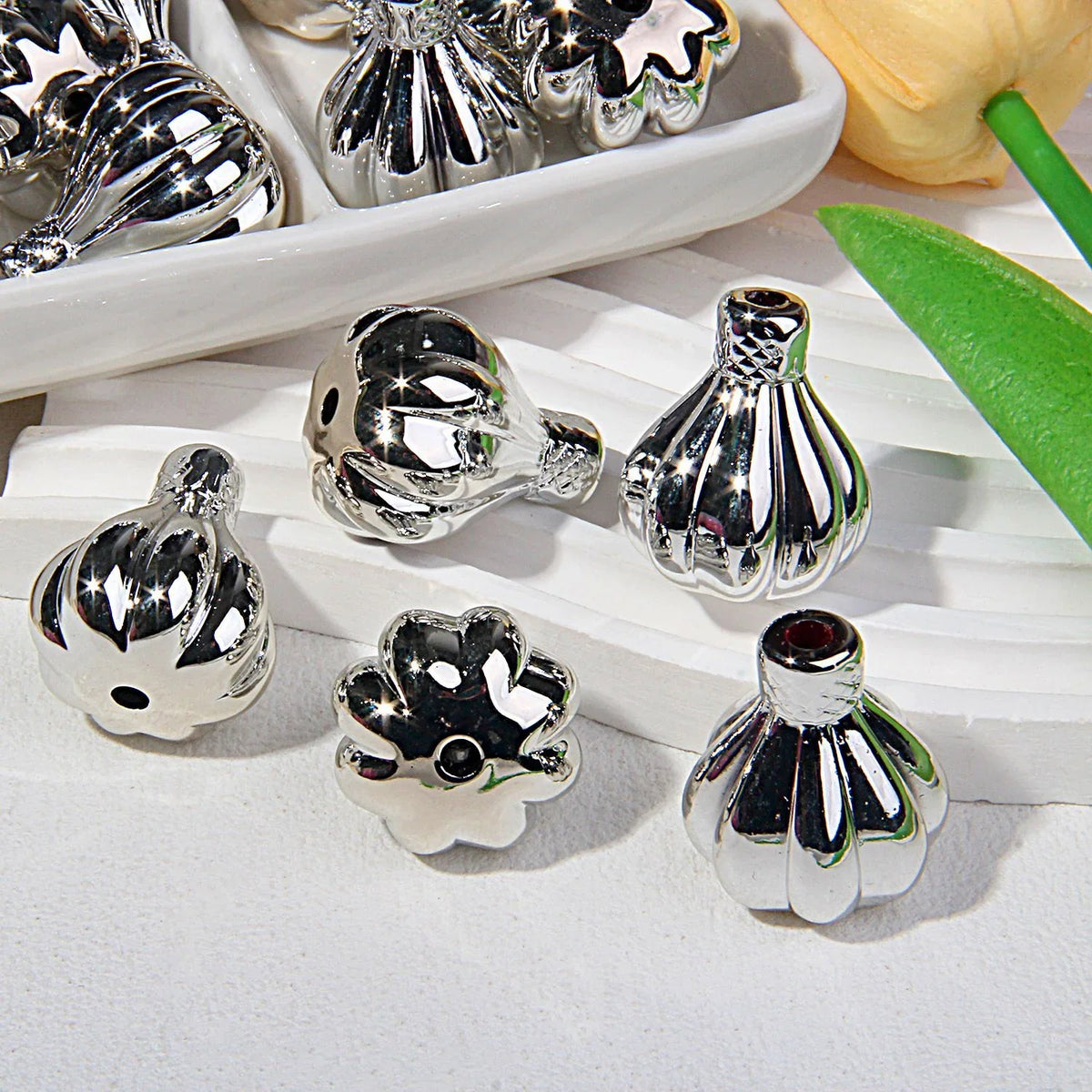 Hot Air Balloon Acrylic Beaded UV Coating | DIY Sports Fan Bracelet & Keychain Craft Bead