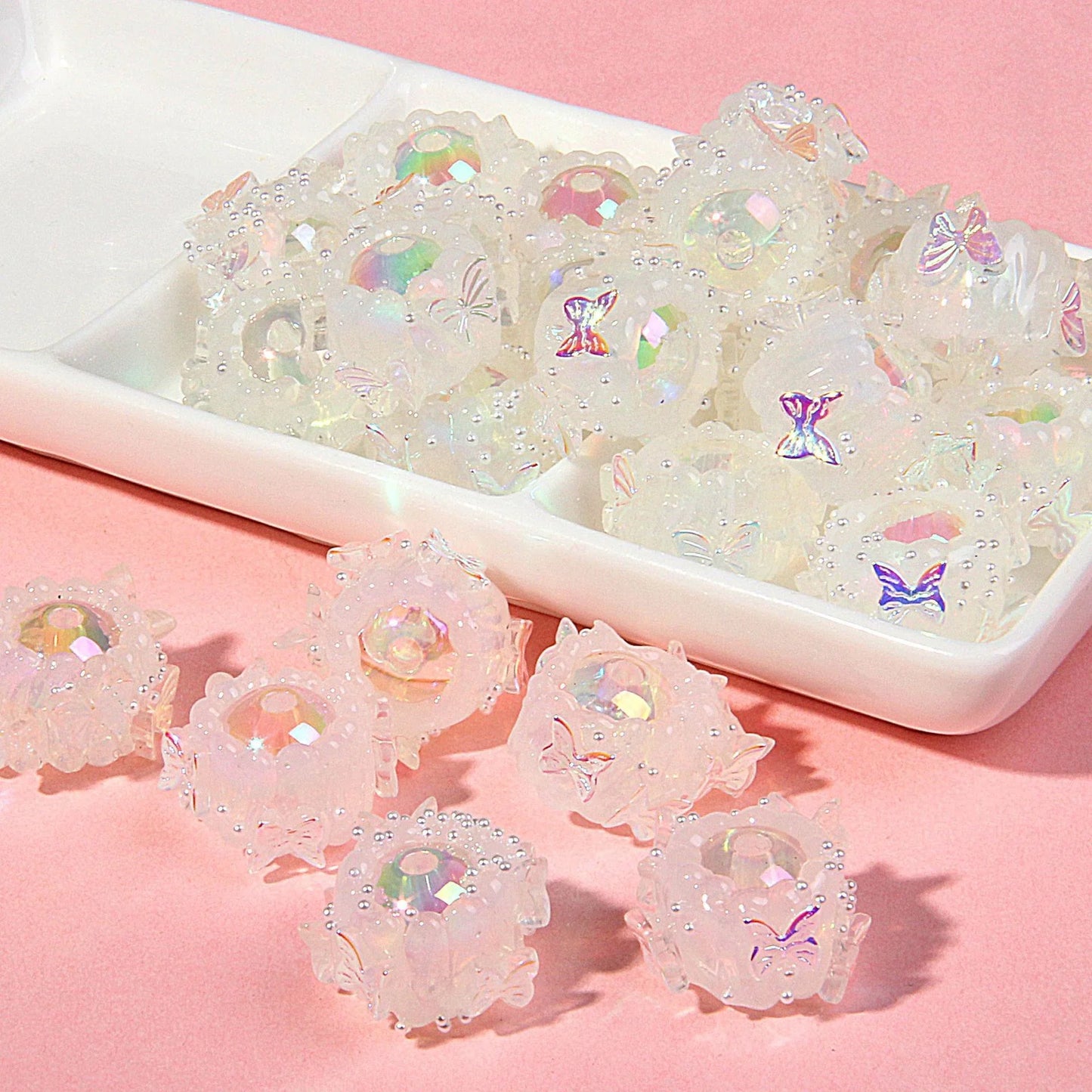 Handmade Beaded Pen Clay Beads Hand-painted Beads Beads