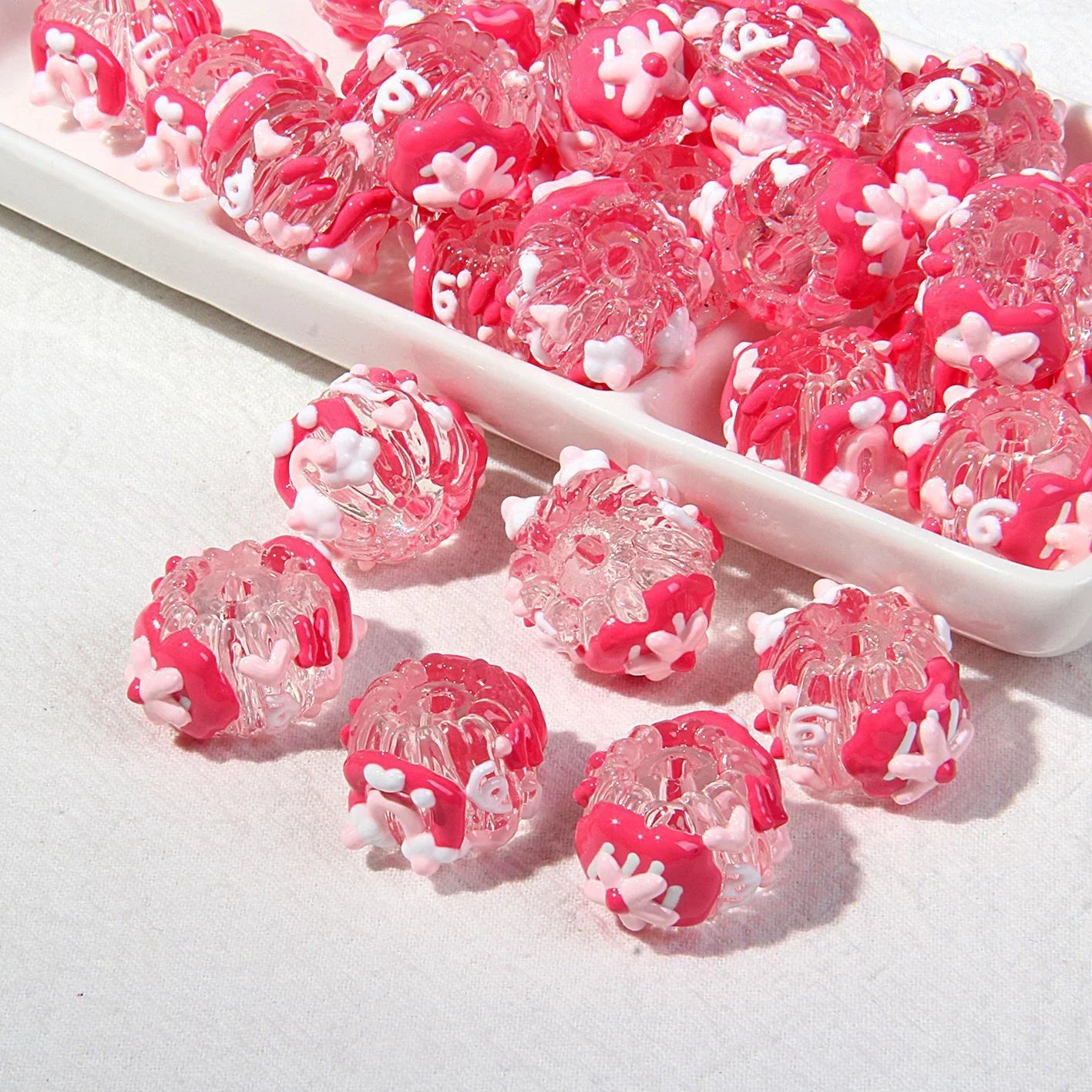 Handmade Beaded Pen Clay Beads Hand-painted Beads Beads