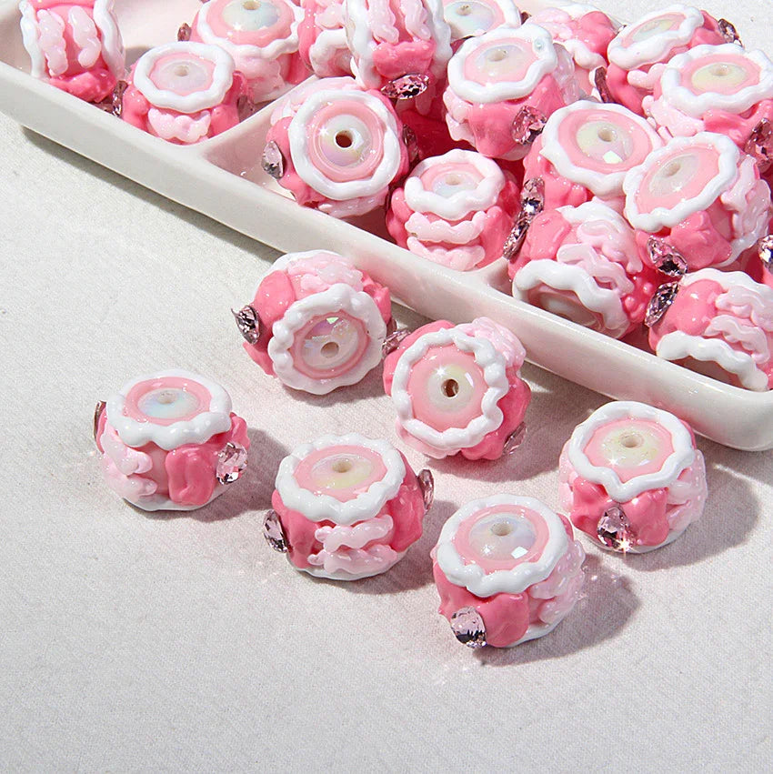 Handmade Beaded Pen Clay Beads Hand-painted Beads Beads
