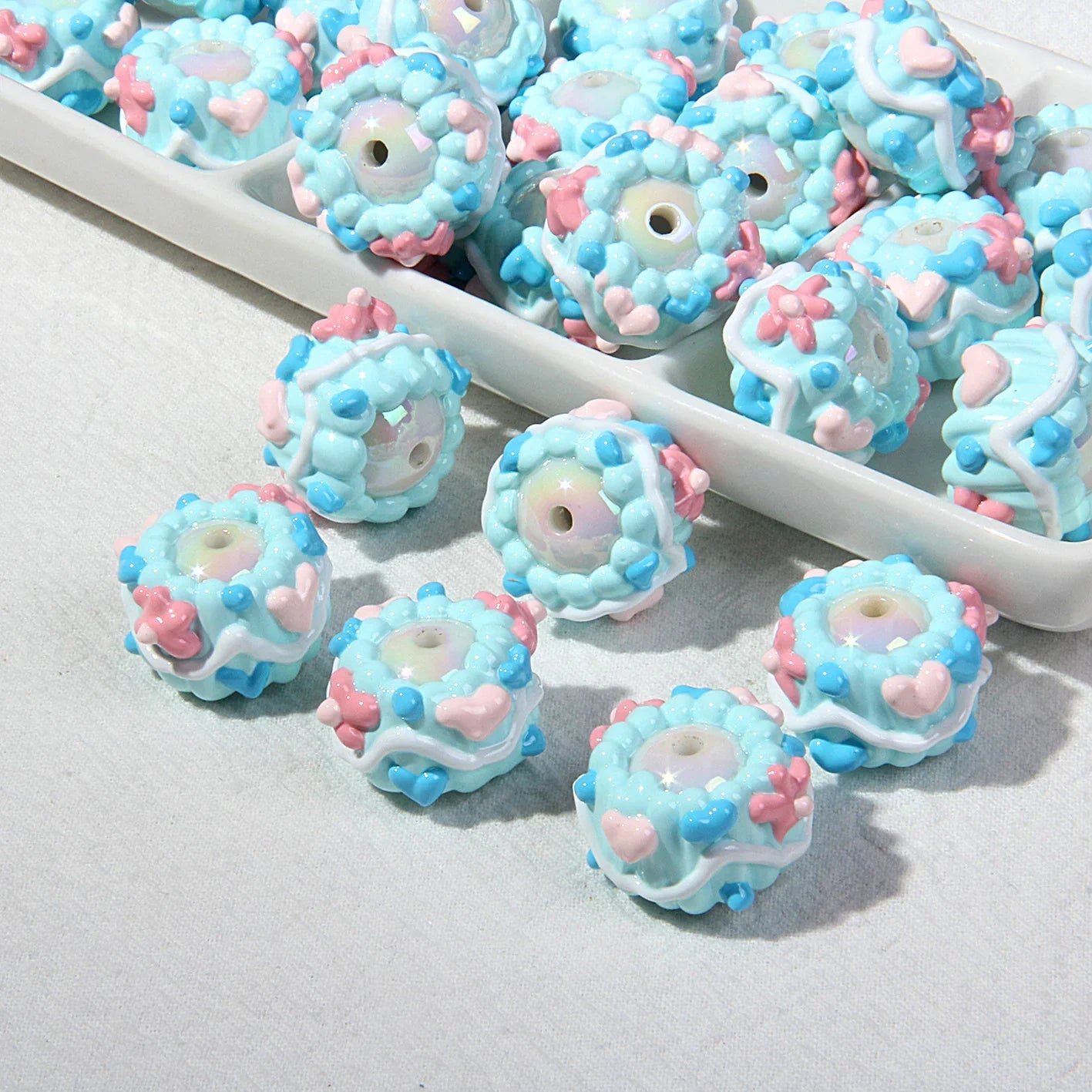Handmade Beaded Pen Clay Beads Hand-painted Beads Beads
