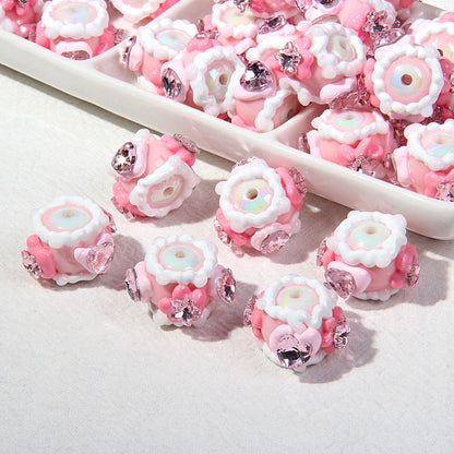 Handmade Beaded Pen Clay Beads Hand-painted Beads Beads